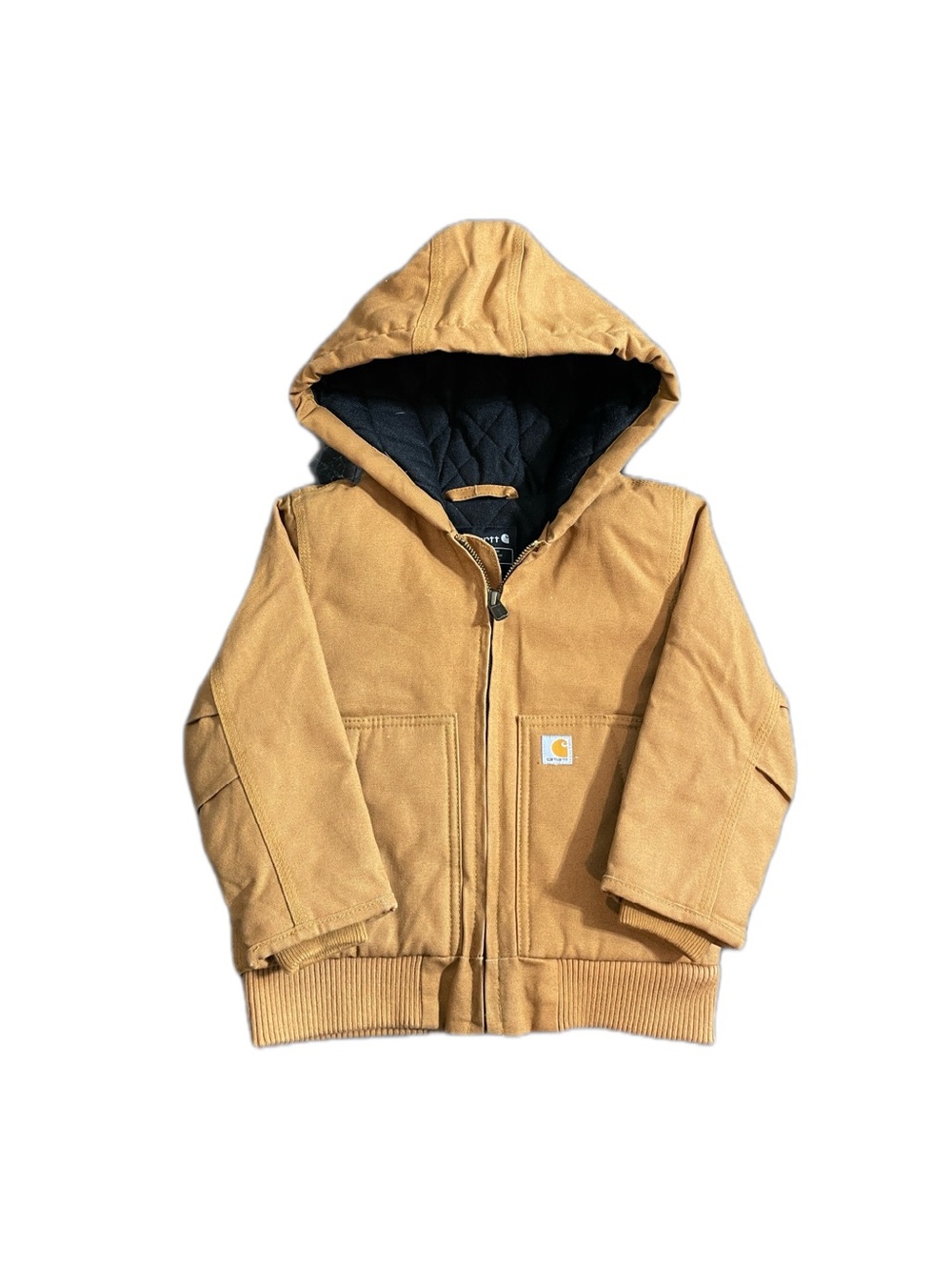 Carhartt boys' zip-up hooded jacket, size 3T